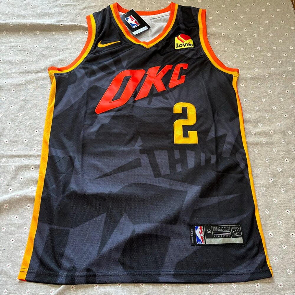 NBA Oklahoma City Thunder Shai Gilgeous Alexander 2#Jersey